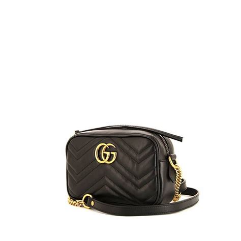 borsa gucci tracolla marmont|Gucci Marmont leather backpack.